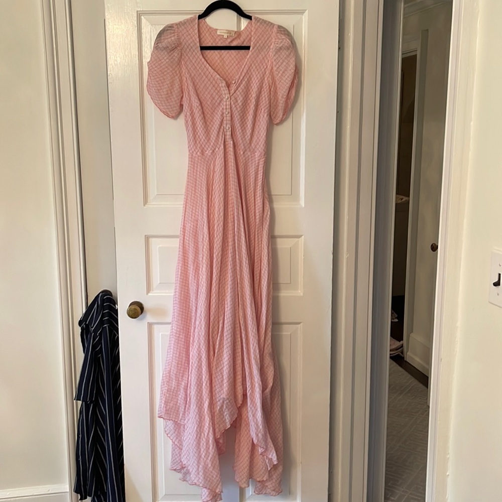 Pink maxi dress